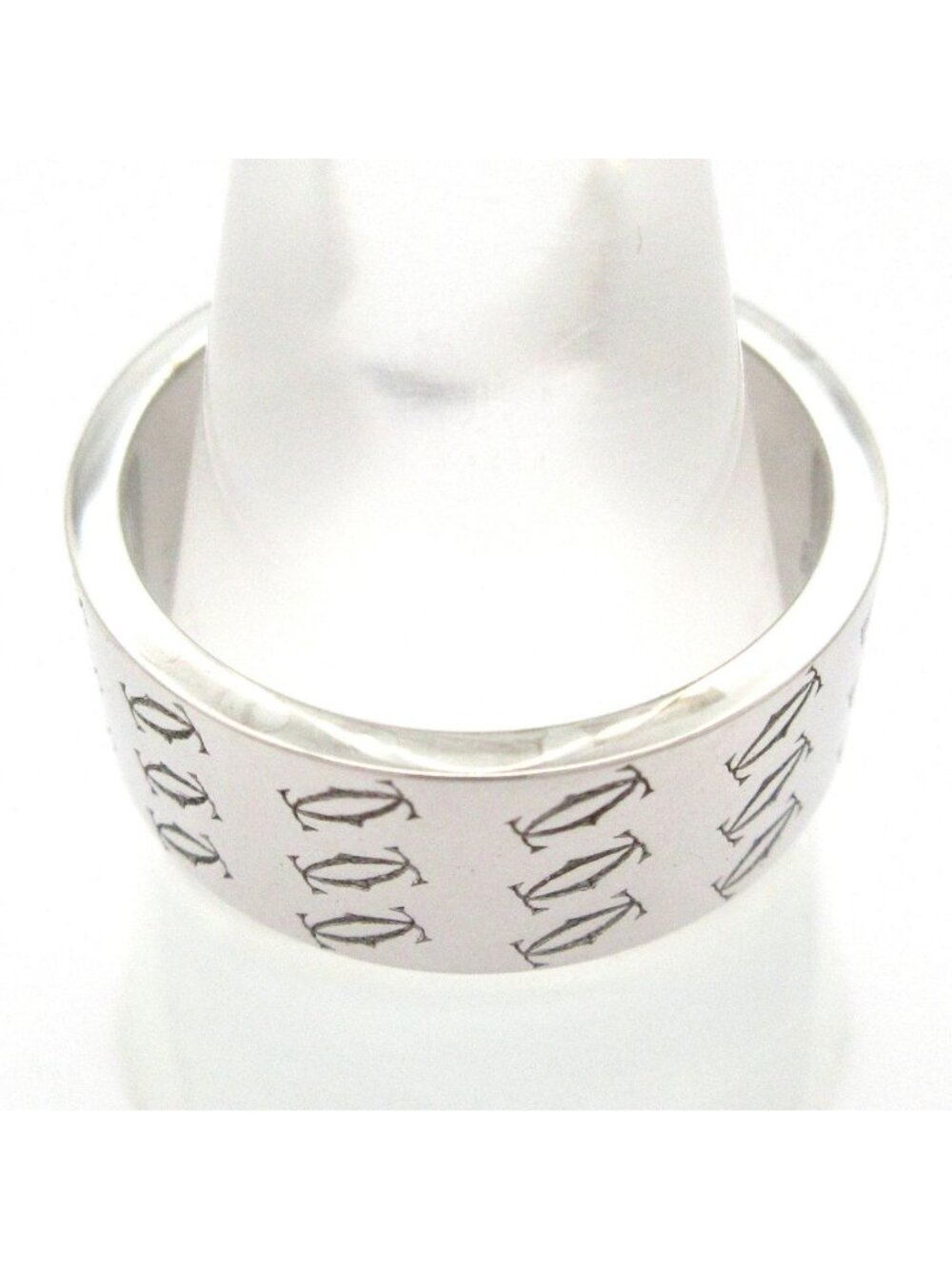 Cartier Ring 58 2C 18k White Gold Christmas Limited - Picture 4 of 11
